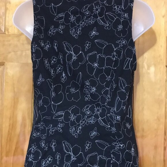 Ann Taylor Loft Blouse 3 / 4 Small Petite55% Linen 45% CottonDressy or Casual - Picture 8 of 8